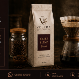Volera Coffee Roastery – Filtre Çekirdek Kahve – Filtre Blend No.4 (1kg)