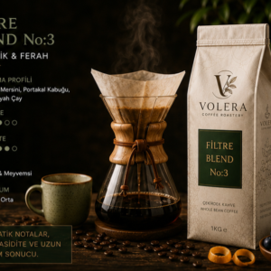 Volera Coffee Roastery – Filtre Çekirdek Kahve – Filtre Blend No.3 (1kg)