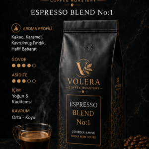 Volera Coffee Roastery – Filtre Çekirdek Kahve – Filtre Blend No.1 (1kg)