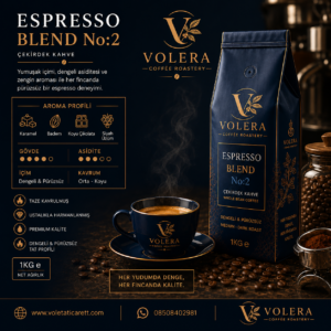 Volera Coffee Roastery - Espresso Çekirdek Kahve - Espresso Blend No.2 (1kg)
