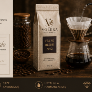 Volera Coffee Roastery – Filtre Çekirdek Kahve – Filtre Blend No.2 (1kg)